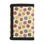 Knitting Yarn Pattern Print Trifold Wallet
