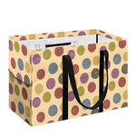 Knitting Yarn Pattern Print Utility Tote Bag