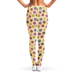 Knitting Yarn Pattern Print Women's Leggings