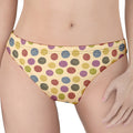 Knitting Yarn Pattern Print Women's Thong