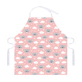 Koala Bear And Cloud Pattern Print Adjustable Apron
