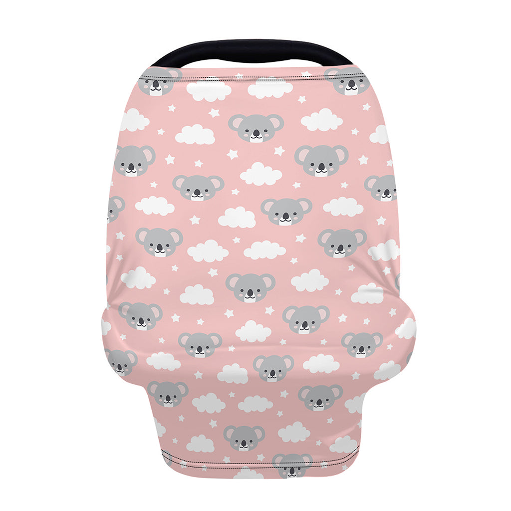Koala Bear And Cloud Pattern Print Baby Seat Cover