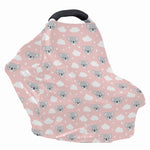 Koala Bear And Cloud Pattern Print Baby Seat Cover