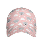 Koala Bear And Cloud Pattern Print Baseball Cap