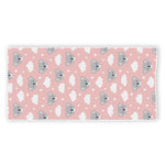 Koala Bear And Cloud Pattern Print Beach Towel