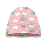 Koala Bear And Cloud Pattern Print Beanie
