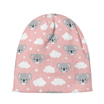 Koala Bear And Cloud Pattern Print Beanie