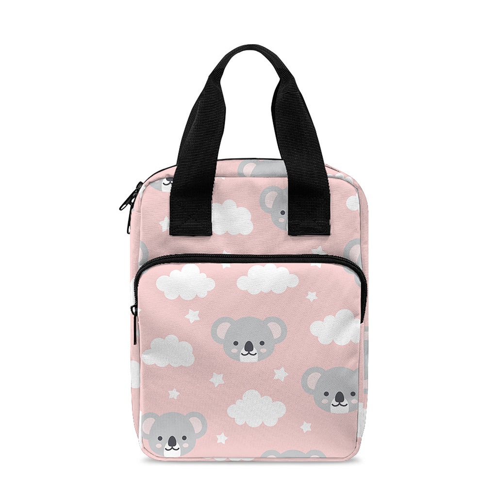 Koala Bear And Cloud Pattern Print Bible Tote Bag