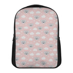 Koala Bear And Cloud Pattern Print Casual Backpack