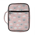 Koala Bear And Cloud Pattern Print Front Pocket Bible Bag