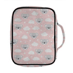 Koala Bear And Cloud Pattern Print Front Pocket Bible Bag