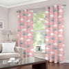 Koala Bear And Cloud Pattern Print Grommet Curtains