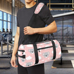 Koala Bear And Cloud Pattern Print Gym Bag