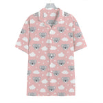 Koala Bear And Cloud Pattern Print Hawaiian Shirt