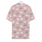 Koala Bear And Cloud Pattern Print Hawaiian Shirt