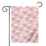 Koala Bear And Cloud Pattern Print House Flag