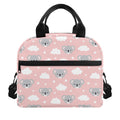 Koala Bear And Cloud Pattern Print Insulated Lunch Bag
