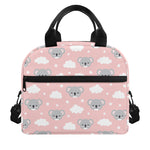 Koala Bear And Cloud Pattern Print Insulated Lunch Bag