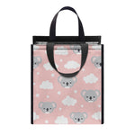 Koala Bear And Cloud Pattern Print Insulated Lunch Tote