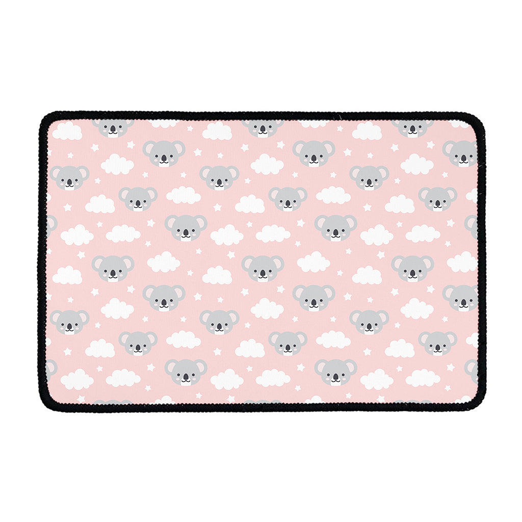 Koala Bear And Cloud Pattern Print Kitchen Mat