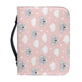 Koala Bear And Cloud Pattern Print Leather Bible Cover
