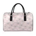Koala Bear And Cloud Pattern Print Leather Duffel Bag