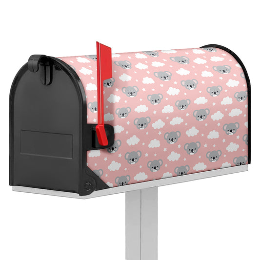 Koala Bear And Cloud Pattern Print Mailbox Cover