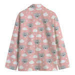 Koala Bear And Cloud Pattern Print Men's Blazer