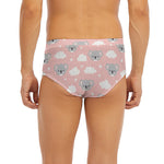 Koala Bear And Cloud Pattern Print Men's Briefs
