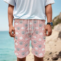 Koala Bear And Cloud Pattern Print Men's Cargo Shorts