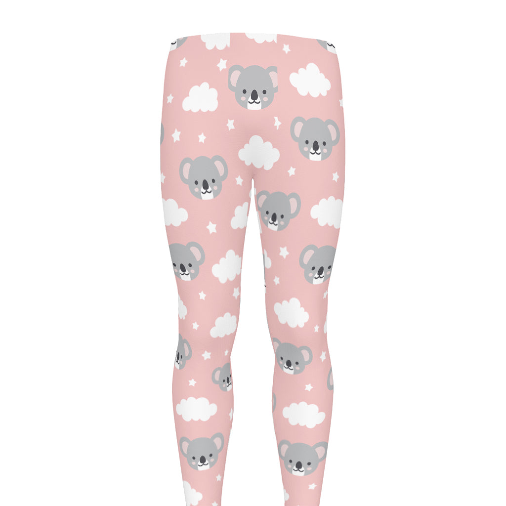 Koala Bear And Cloud Pattern Print Men's leggings