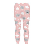 Koala Bear And Cloud Pattern Print Men's leggings