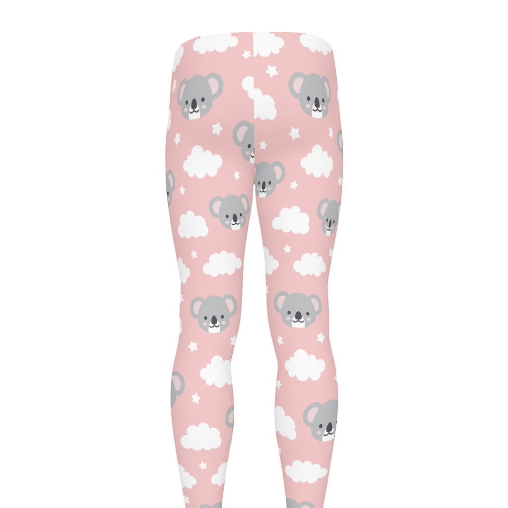 Koala Bear And Cloud Pattern Print Men's leggings