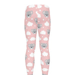 Koala Bear And Cloud Pattern Print Men's leggings