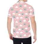 Koala Bear And Cloud Pattern Print Men's Shirt