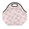 Koala Bear And Cloud Pattern Print Neoprene Lunch Bag