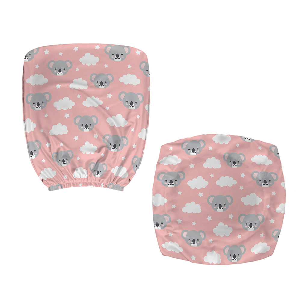 Koala Bear And Cloud Pattern Print Office Chair Cover