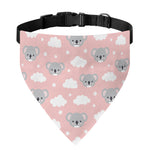Koala Bear And Cloud Pattern Print Over The Collar Dog Bandana
