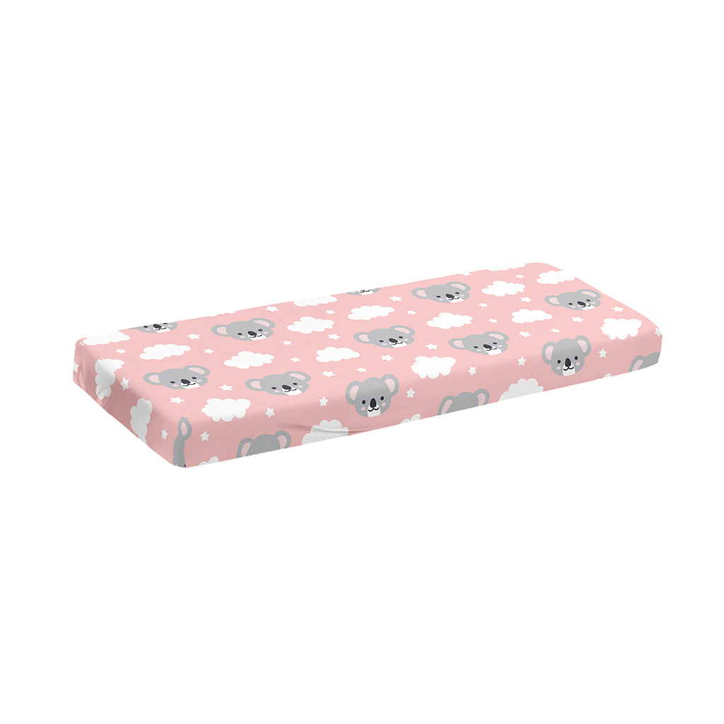 Koala Bear And Cloud Pattern Print Piano Keyboard Cover