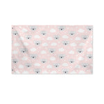 Koala Bear And Cloud Pattern Print Polyester Flag