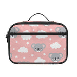 Koala Bear And Cloud Pattern Print Portable Lunch Bag