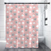 Koala Bear And Cloud Pattern Print Premium Shower Curtain