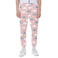 Koala Bear And Cloud Pattern Print Joggers