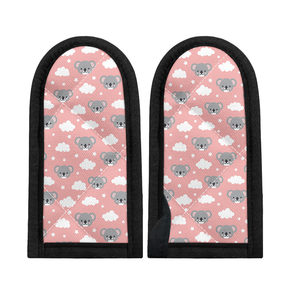 Koala Bear And Cloud Pattern Print Skillet Handle Cover