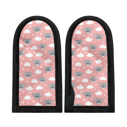 Koala Bear And Cloud Pattern Print Skillet Handle Cover