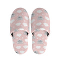 Koala Bear And Cloud Pattern Print Slippers