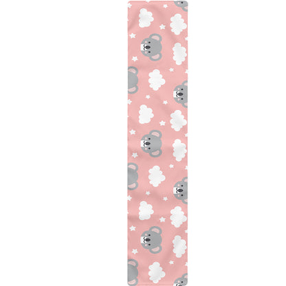 Koala Bear And Cloud Pattern Print Table Runner