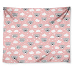 Koala Bear And Cloud Pattern Print Tapestry