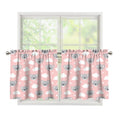 Koala Bear And Cloud Pattern Print Tier Curtains