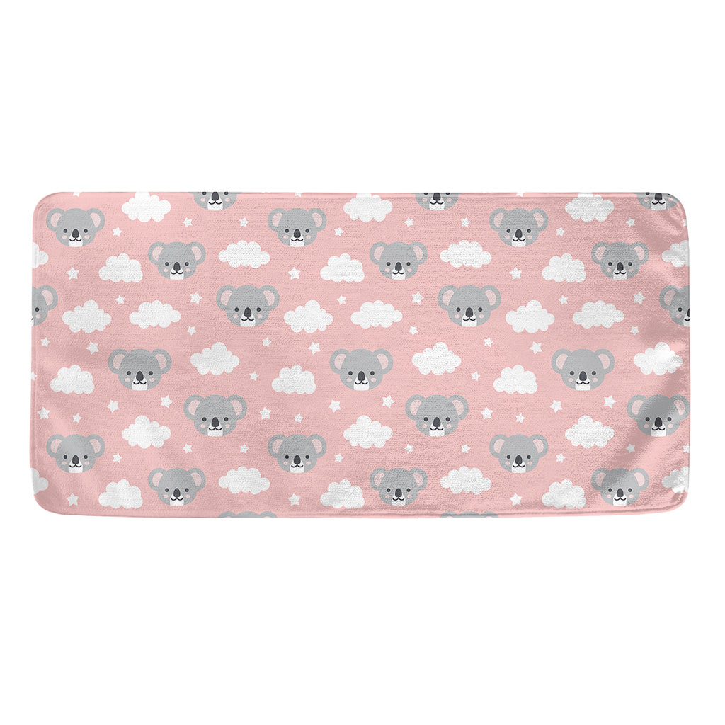 Koala Bear And Cloud Pattern Print Towel